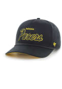 Indiana Pacers 47 Crosstown Script Hitch Adjustable Hat - Black