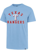 Texas Rangers 47 Varsity Arch Rival T Shirt - Light Blue