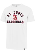 St Louis Cardinals 47 Varsity Arch Rival T Shirt - White