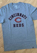 Cincinnati Reds 47 Varsity Arch Club T Shirt - Grey