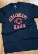 Cincinnati Reds 47 Varsity Arch Club T Shirt - Black