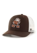 Cleveland Browns 47 Vintage Trucker Adjustable Hat - Brown