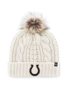 Indianapolis Colts Womens 47 Meeko Cuff Knit - White