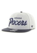 Indiana Pacers 47 Crosstown Captain Snapback - Grey