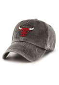 Chicago Bulls 47 NBA 75th Anniversary Rocker Clean Up Adjustable Hat - Black