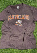 Brownie Cleveland Browns 47 ARCH GAME CLUB T Shirt - Brown