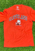 Brownie Cleveland Browns 47 ARCH GAME CLUB T Shirt - Orange