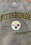 Pittsburgh Steelers 47 ARCH GAME CLUB T Shirt - Grey