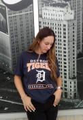 Detroit Tigers 47 Reset Franklin Fashion T Shirt - Navy Blue