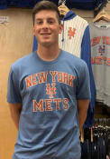 New York Mets 47 Union Arch Franklin Fashion T Shirt - Blue