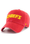 Kansas City Chiefs 47 Clean Up Adjustable Hat - Red