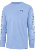 Chicago Cubs 47 Triple Threat Franklin Fashion T Shirt - Light Blue