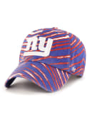 New York Giants 47 Zubaz Clean Up Adjustable Hat - Blue
