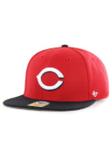Cincinnati Reds Youth 47 Lil Shot 2T Captain Adjustable Hat - Red