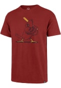 St Louis Cardinals 47 Coop Grit Vintage Scrum Fashion T Shirt - Red