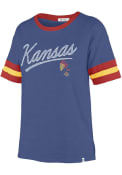 Kansas Jayhawks Womens 47 Dani T-Shirt - Blue
