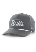 Chicago Bulls 47 Crosstown Script Hitch Adjustable Hat - Charcoal
