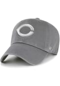 Cincinnati Reds 47 Ballpark Clean Up Adjustable Hat - Grey