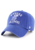 Kansas Jayhawks 47 Archway Clean Up Adjustable Hat - Blue