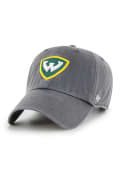 Wayne State Warriors 47 Charcoal Clean Up Adjustable Hat - Green