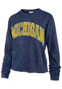Michigan Wolverines Womens 47 Avon Vintage T-Shirt - Blue