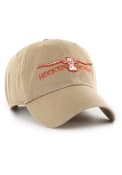 Texas Longhorns 47 Retro Script Clean Up Adjustable Hat - Khaki