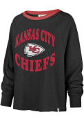 Kansas City Chiefs Womens 47 Kennedy Crew Sweatshirt - Black