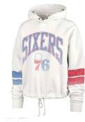 Philadelphia 76ers Womens 47 Harper Hooded Sweatshirt - White