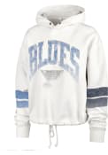 St Louis Blues Womens 47 Harper Hooded Sweatshirt - White