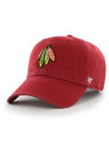 Chicago Blackhawks 47 Feathers Clean Up Adjustable Hat - Red