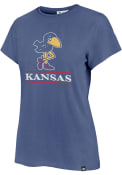 Kansas Jayhawks Womens 47 Fineline T-Shirt - Blue