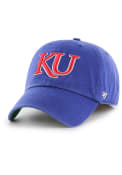Kansas Jayhawks 47 Franchise Fitted Hat - Blue