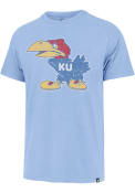Kansas Jayhawks 47 Premier Franklin Fashion T Shirt - Light Blue