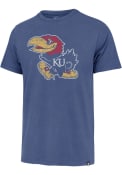 Kansas Jayhawks 47 Premier Franklin Logo Fashion T Shirt - Blue