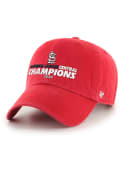 St Louis Cardinals 47 2022 Division Champs Clean Up Adjustable Hat - Red