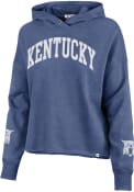Kentucky Wildcats Womens 47 Cut Off Hooded Sweatshirt - Blue