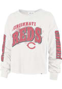 Cincinnati Reds Womens 47 Parkway T-Shirt - Ivory