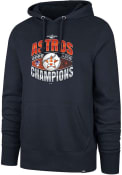 Houston Astros 47 2022 League Champions Hooded Sweatshirt - Navy Blue