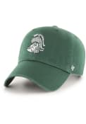 Michigan State Spartans 47 Gruff Sparty Clean Up Adjustable Hat - Green