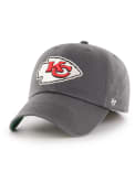 Kansas City Chiefs 47 47 Franchise Fitted Hat - Charcoal