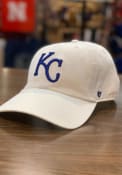 Kansas City Royals 47 Clean Up Adjustable Hat - White