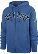 47 Detroit Lions Blue Striker Zip Fashion