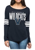 47 Villanova Wildcats Juniors Courtside Navy Blue LS Tee