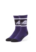 47 TCU Horned Frogs Mens Purple Duster Crew Socks