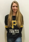 Pittsburgh Pirates Womens 47 Throwback Crew Sweatshirt - Black