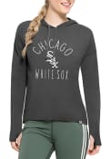 Chicago White Sox Womens 47 Energy Lite Hooded Sweatshirt - Black