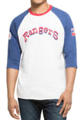 47 Texas Rangers White Veterans Raglan Fashion Tee