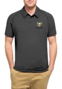 47 Pittsburgh Penguins Black Forward Short Sleeve Polo Shirt
