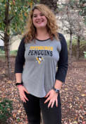 47 Pittsburgh Penguins Womens Club Raglan Grey T-Shirt