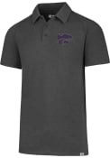 47 K-State Wildcats Charcoal Forward Short Sleeve Polo Shirt